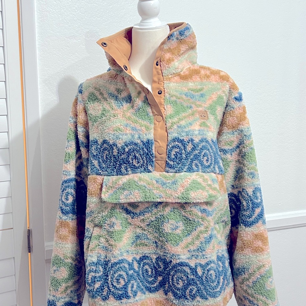 Billabong Switchback Textured Fleece Pullover
